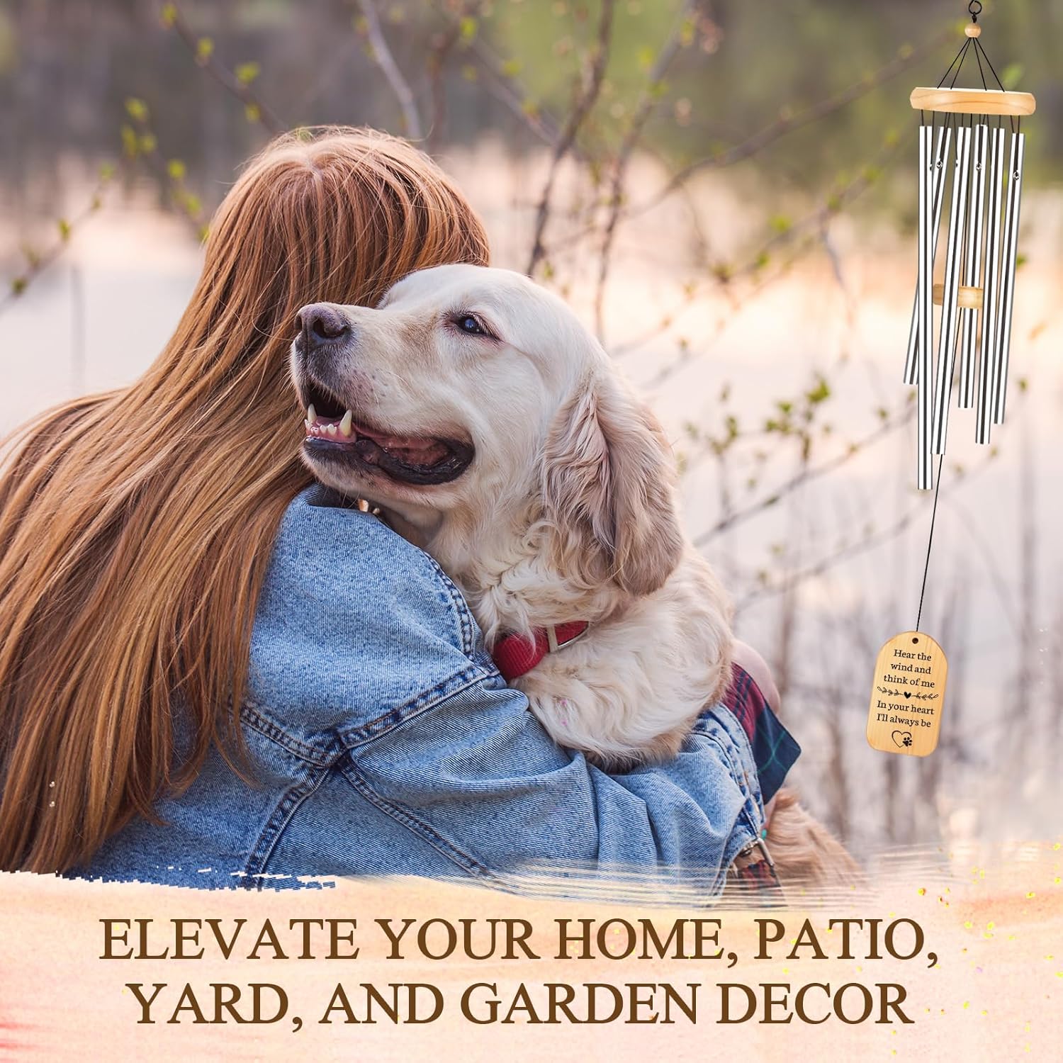 ペットメモリアル風鈴 Hacoa×能作】「KORO-RIN」どんぐりのような真鍮と木